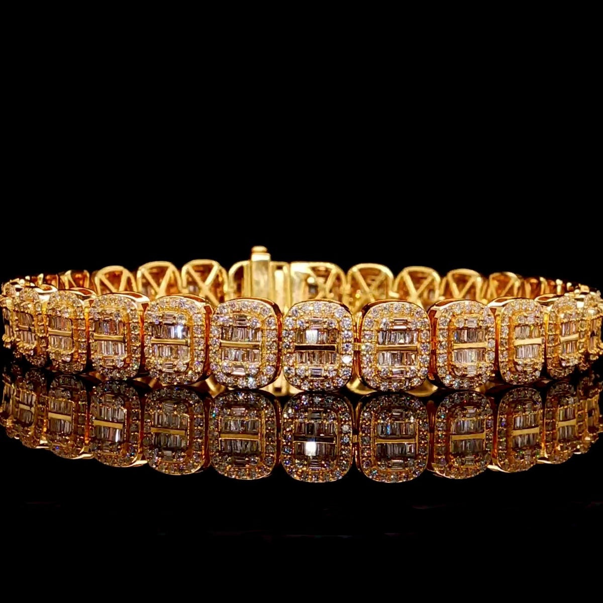 Men’s Baguette Diamond Bracelet