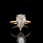 3CT Pear Shaped Engagement Ring