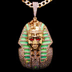 King Pharoah Natural 4.5 CTW Diamond Pendant 10K Gold