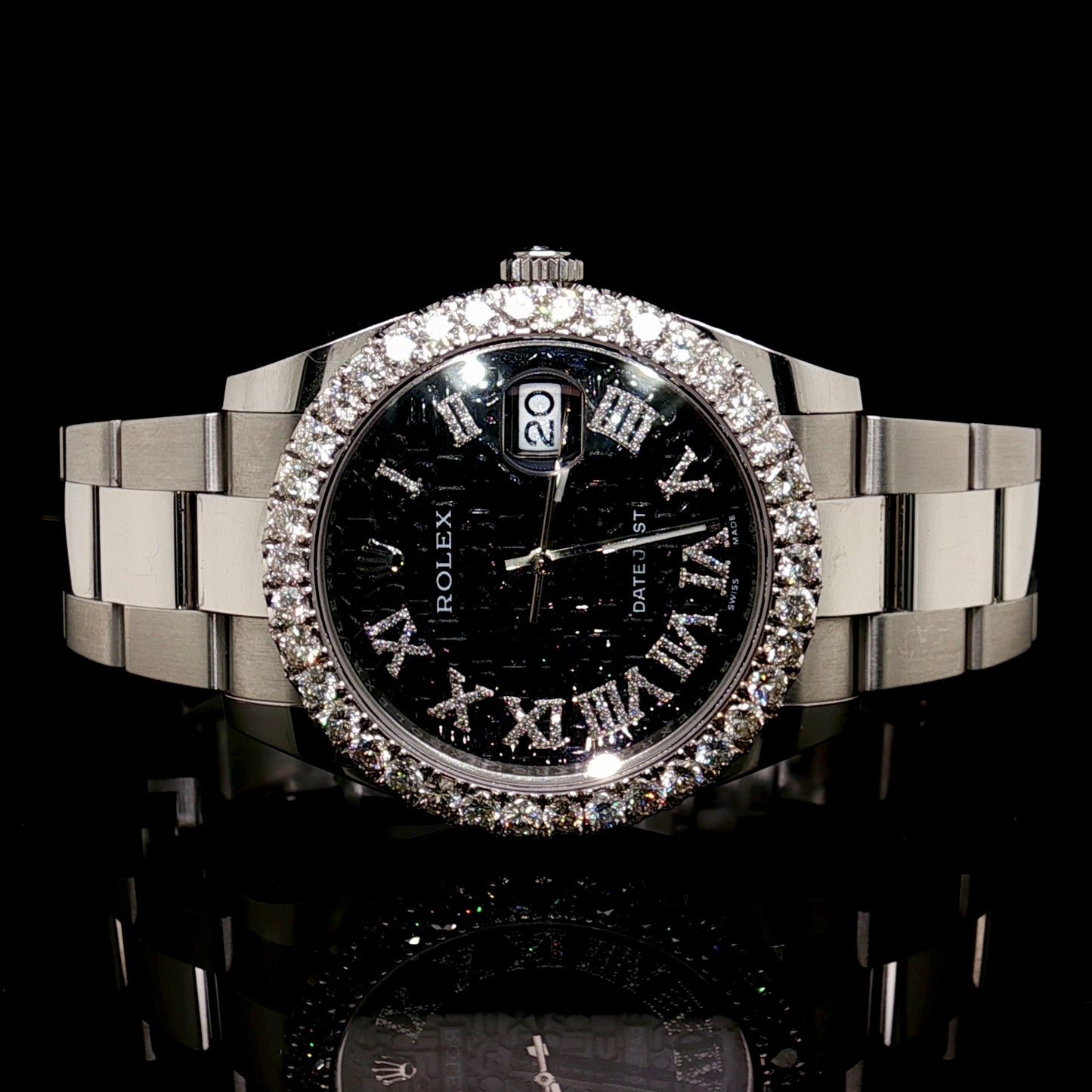Rolex Datejust 41MM with 10 Pointer Diamond Bezel 126300