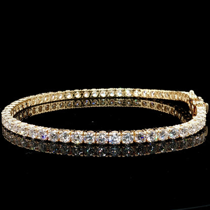 15 Pointer Lab Diamonds Tennis Bracelet