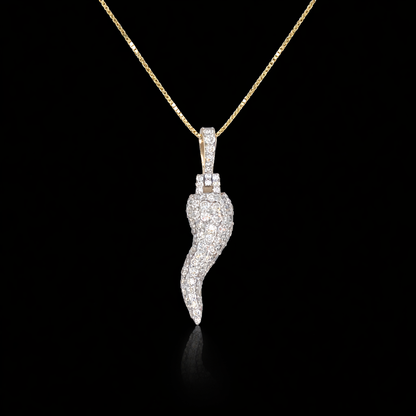 Diamond Cornicello Charm