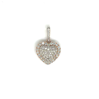 Small Diamond Heart Pendant