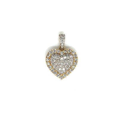 Small Diamond Heart Pendant