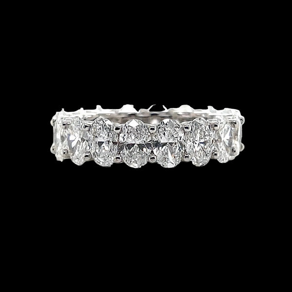 Oval-Cut Eternity Lab Diamond Ring