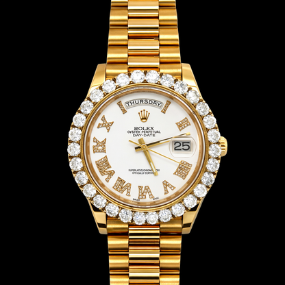 Rolex Day-Date 40MM Diamond Bezel