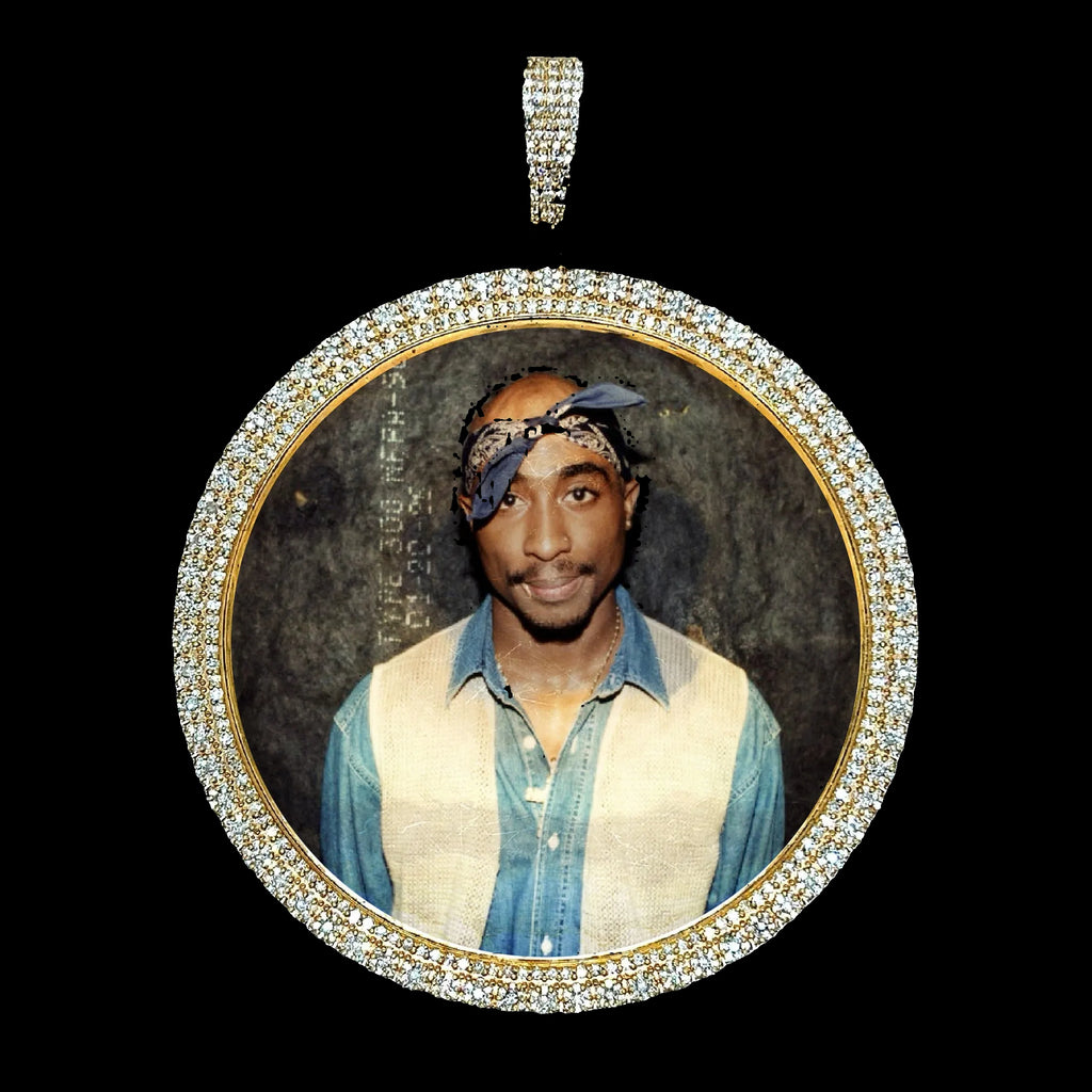 XL Diamond Photo Pendant