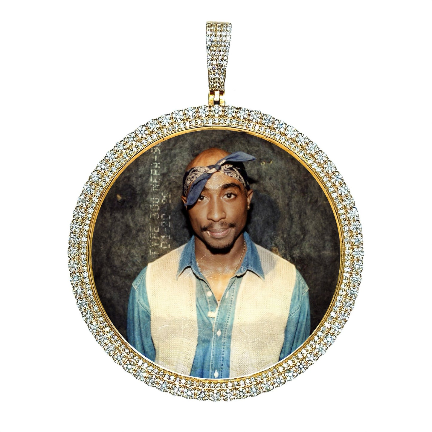 XL Diamond Photo Pendant