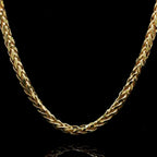 4MM Franco Semi-Solid Chain in 14KT Yellow Gold