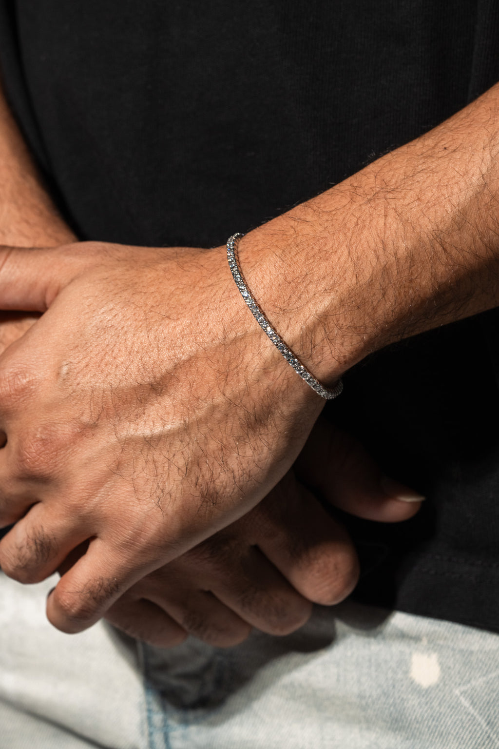 Diamond Tennis Bracelet 6 Pointer
