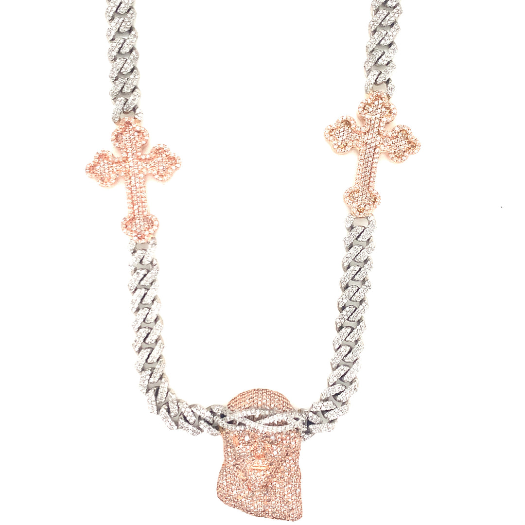 Diamond Cuban Link Rosary