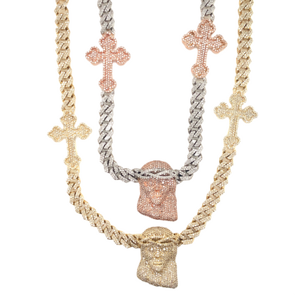 Diamond Cuban Link Rosary