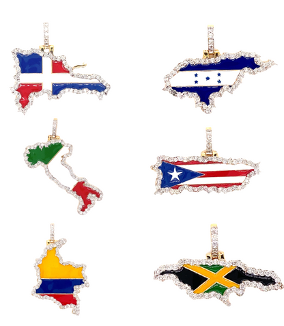 Diamond Multi-National Pendant