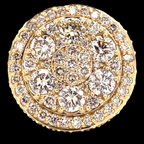 Mens Diamond Pinky Ring in 14K Gold