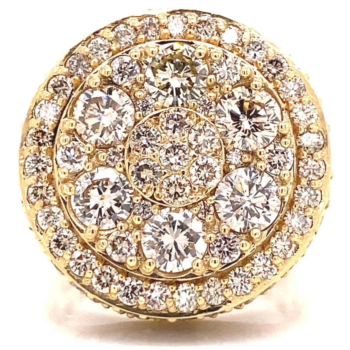 Mens Diamond Pinky Ring in 14K Gold