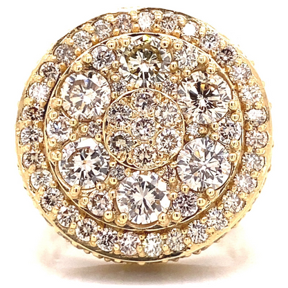 Mens Diamond Pinky Ring in 14K Gold