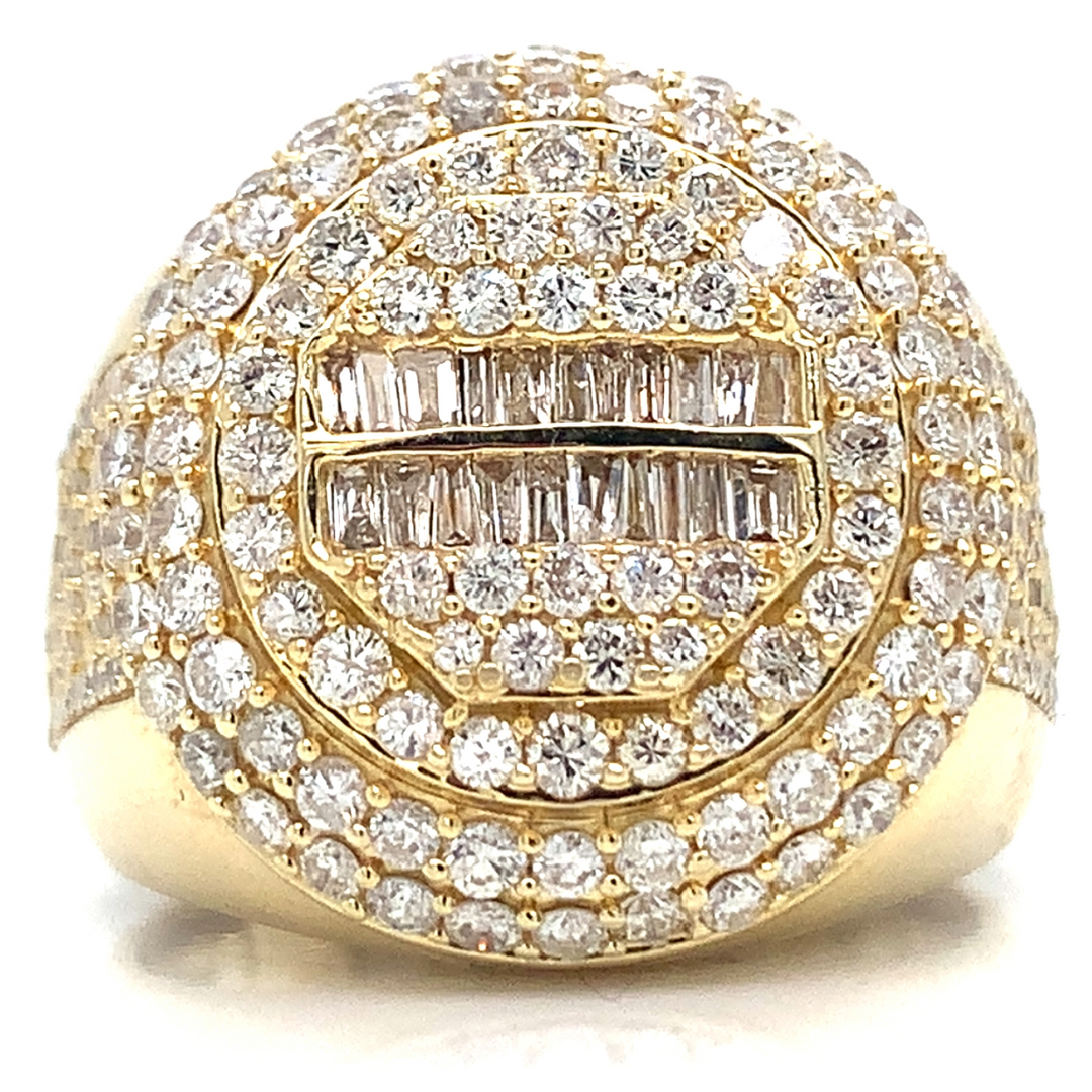 Baguette Diamond Men's Ring