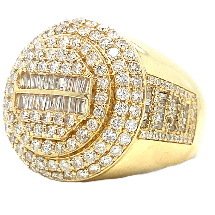 Baguette Diamond Men's Ring