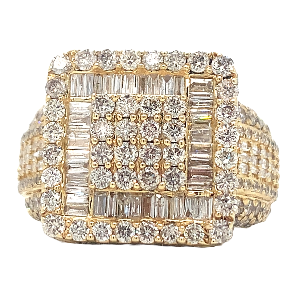 Baguettes on Baguettes Diamond Ring