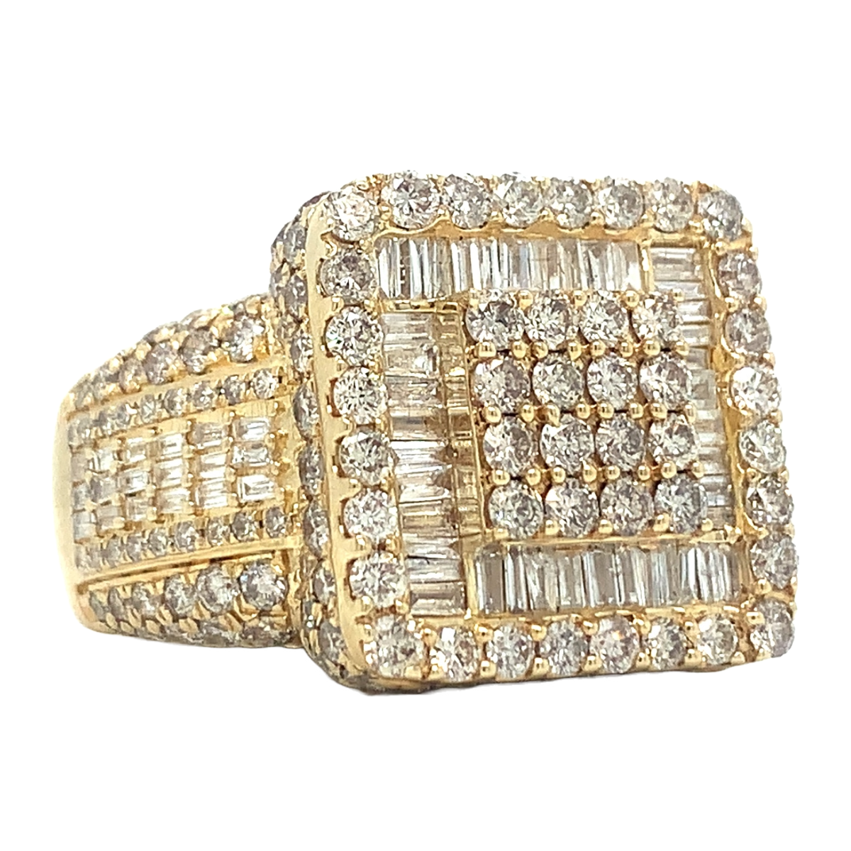 Baguettes on Baguettes Diamond Ring