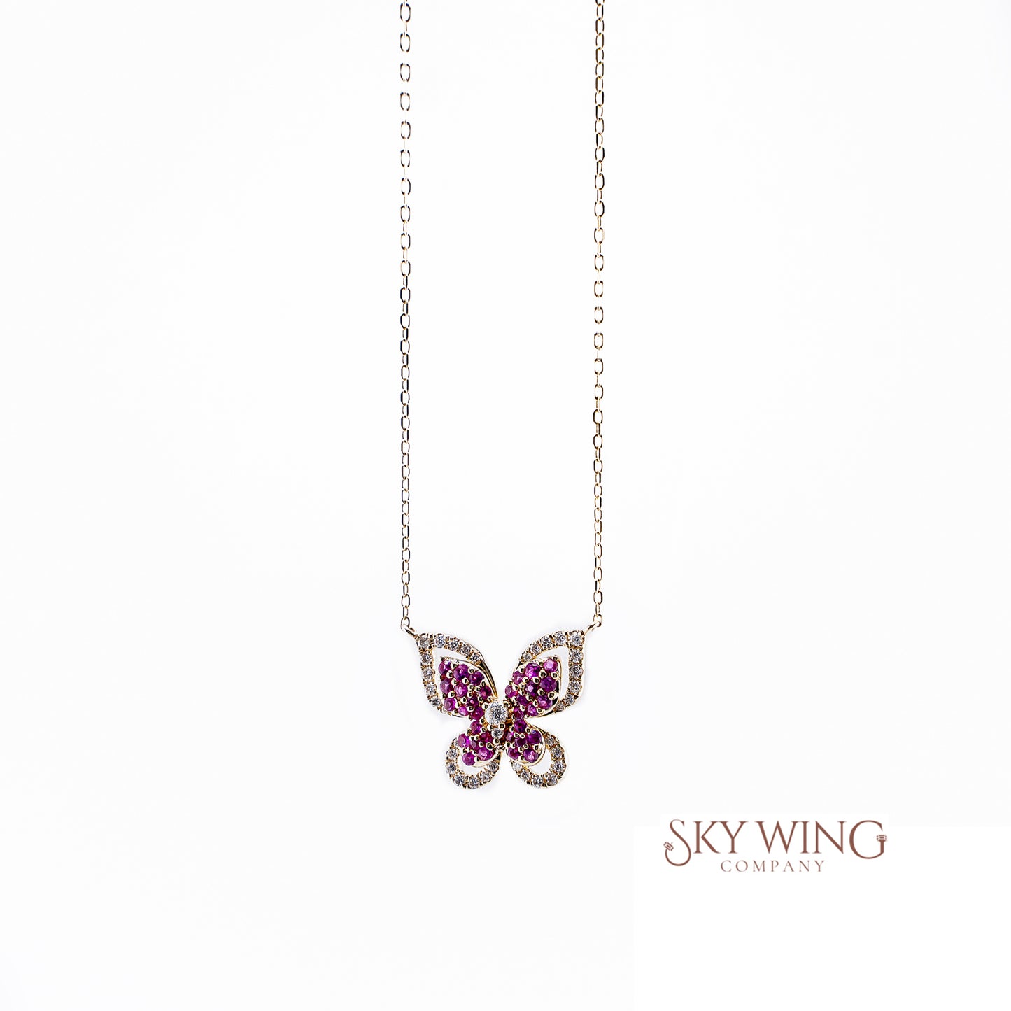 BUTTERFLY GLAM NECKLACE