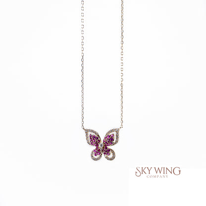 BUTTERFLY GLAM NECKLACE