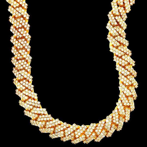 10MM Handmade Diamond Cuban Chain