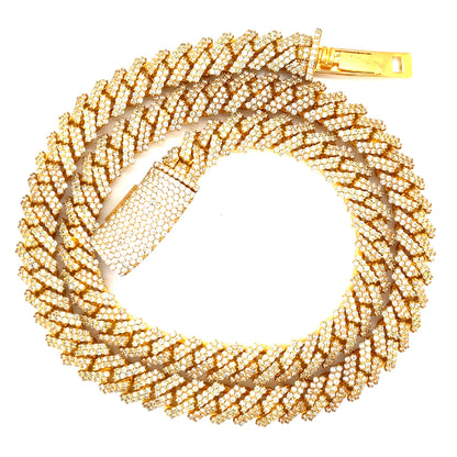 10MM Handmade Diamond Cuban Chain