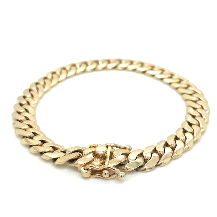 14KT Gold Cuban Bracelet