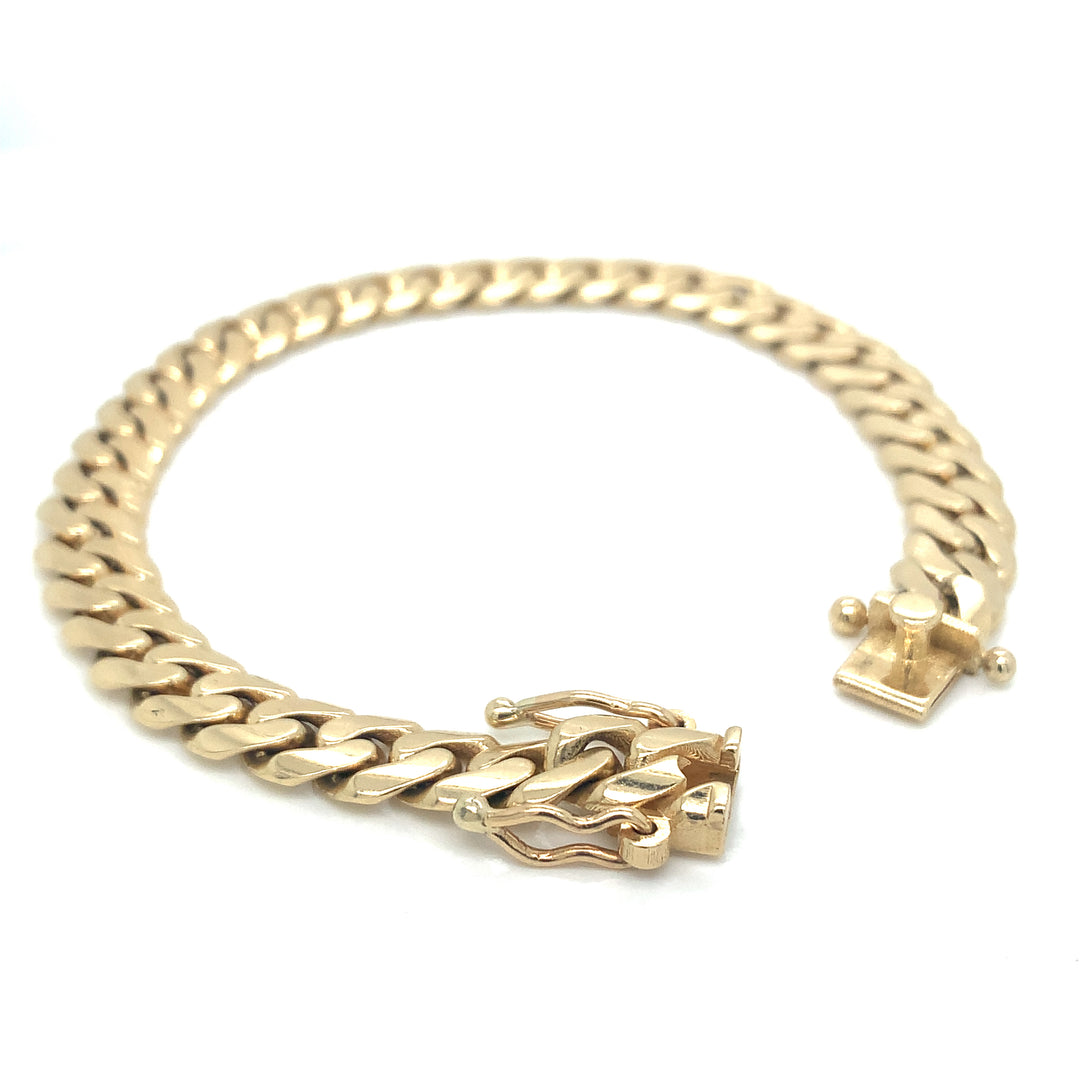 14KT Gold Cuban Bracelet