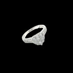 1.5CT Heart-Set Diamond Ring