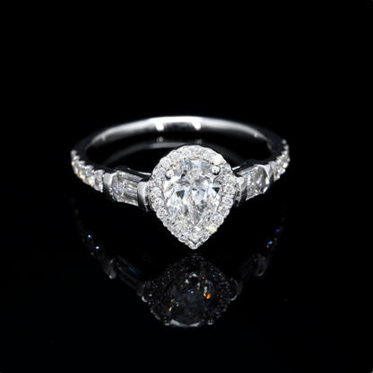 Pear-Cut Lab Diamond Fancy Ring