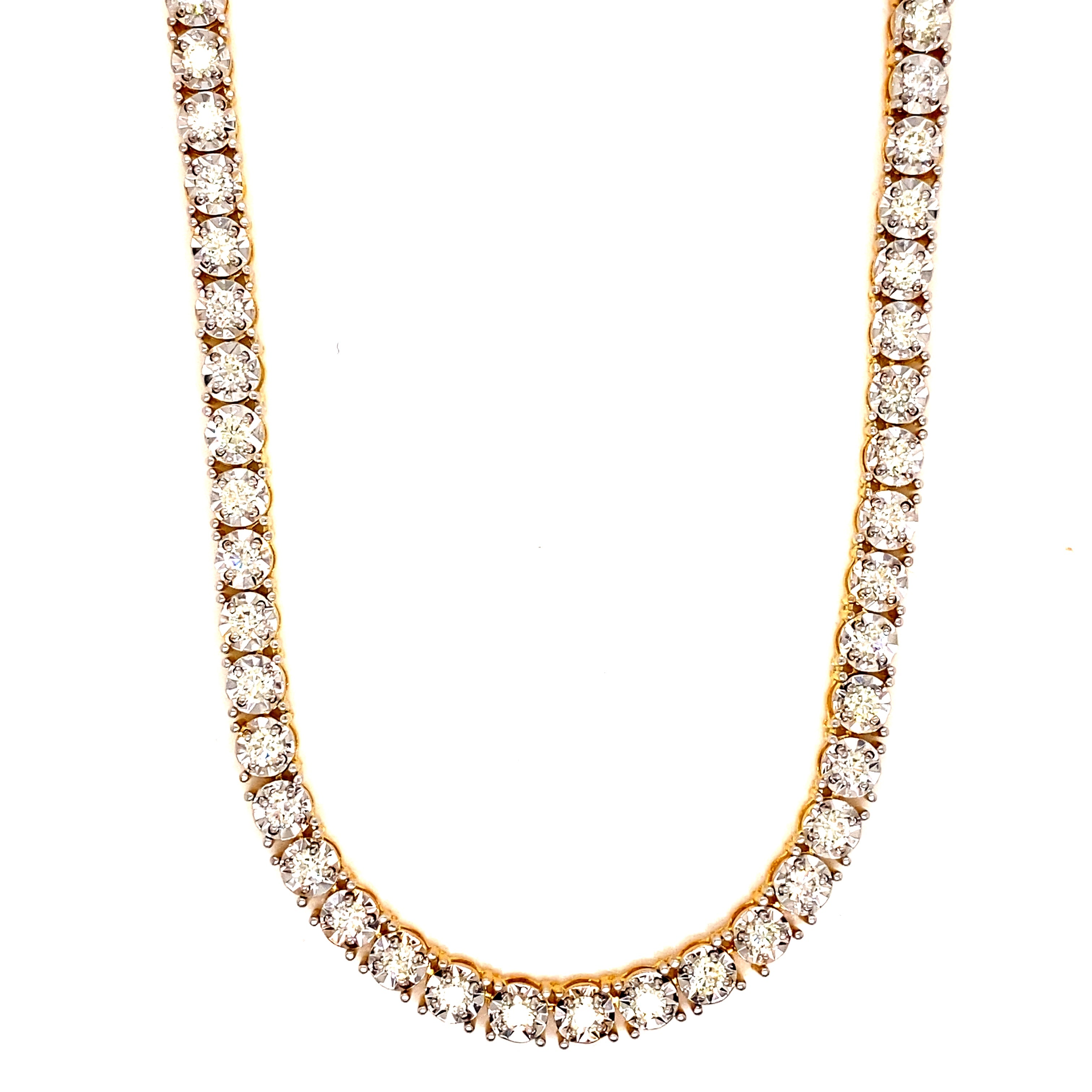 Buy Black Sterling Silver Black Diamond Tennis Chain 13.07ct 20-32' Online  at SO ICY JEWELRY
