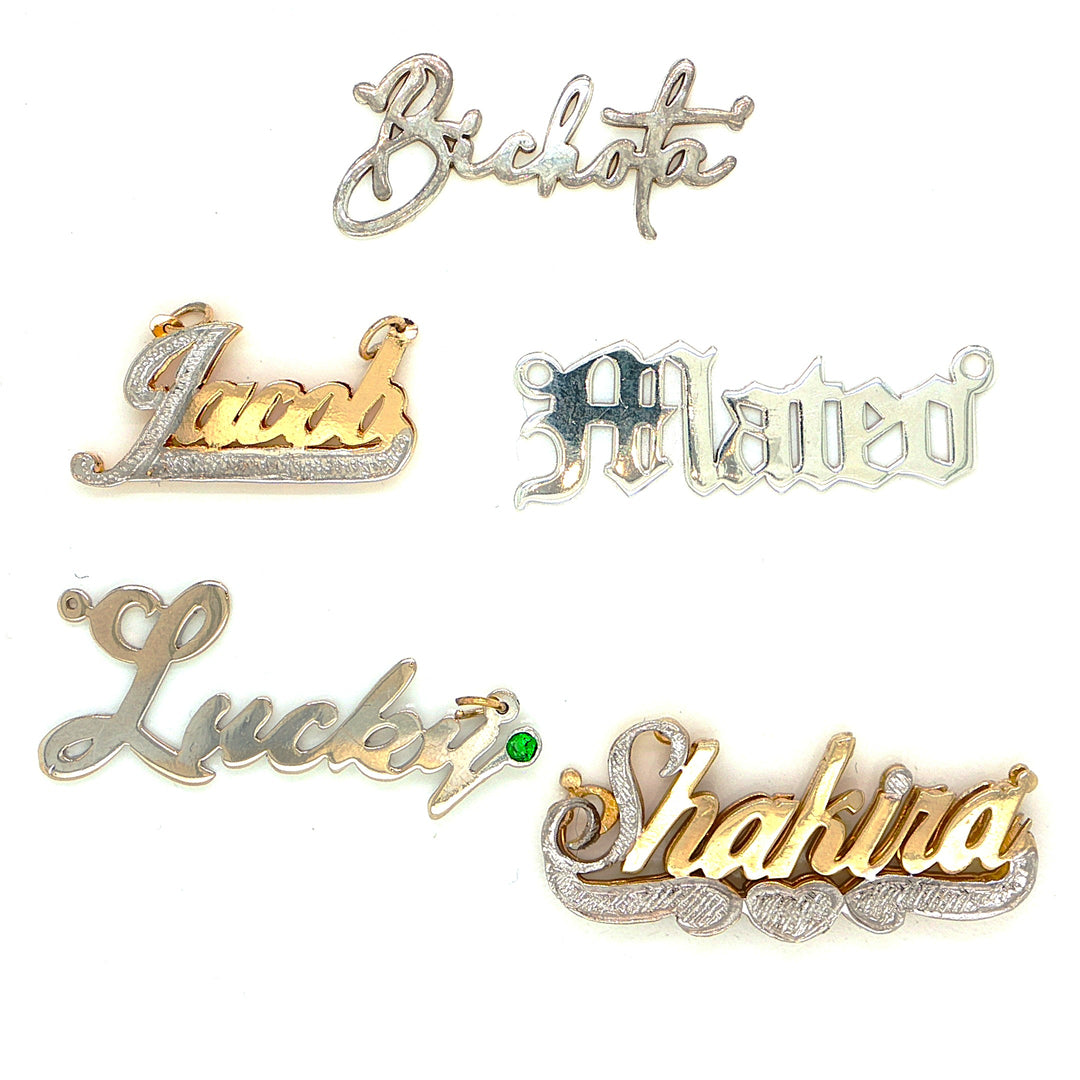 Custom Name Necklace in 14KT Gold