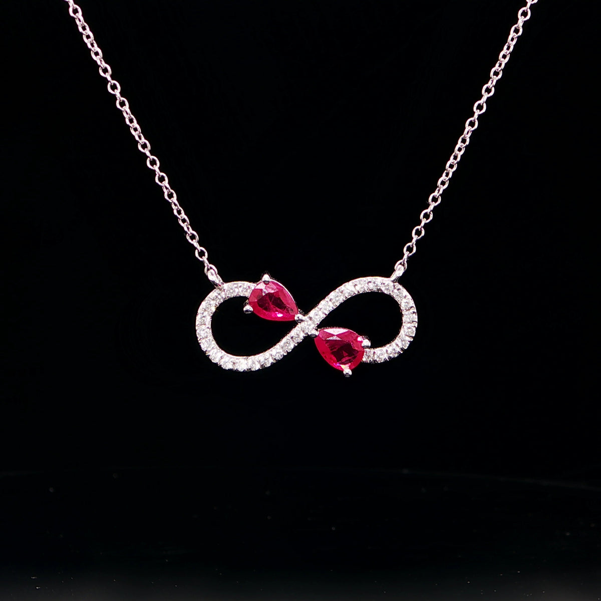 Infinite Ruby Necklace