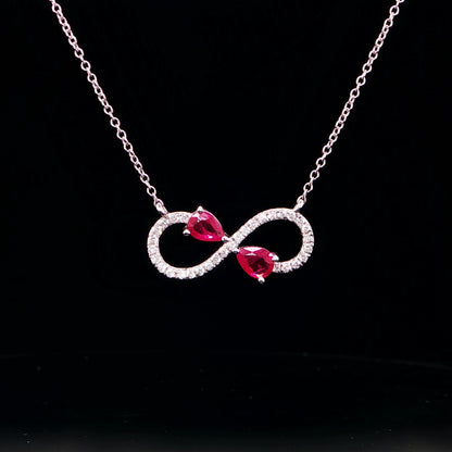 Infinite Ruby Necklace