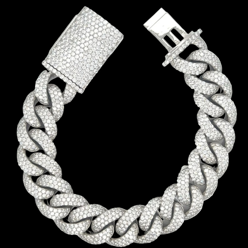 15MM Miami Cuban Link Bracelet