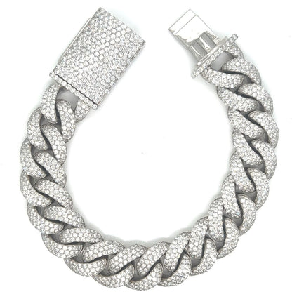 15MM Miami Cuban Link Bracelet