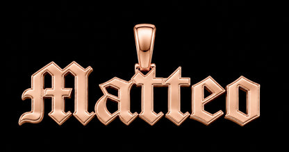Custom Gold Nameplate