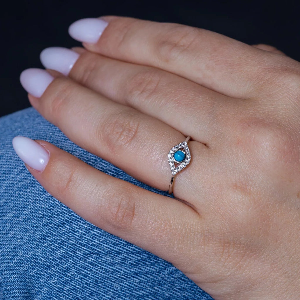 Silver Evil Eye Rig