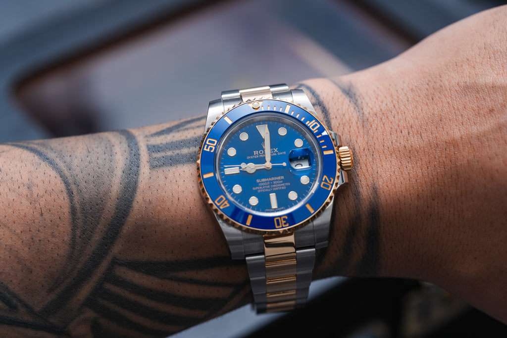 Two Tone Gold Rolex Submariner “Bluesy”