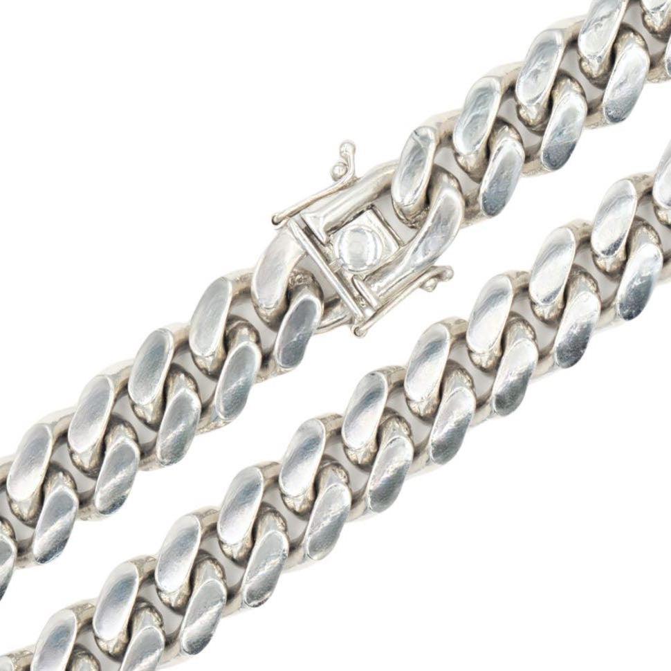 Silver 10mm Solid Cuban Chain 20" 22" 24" - Johnny Dang & Co