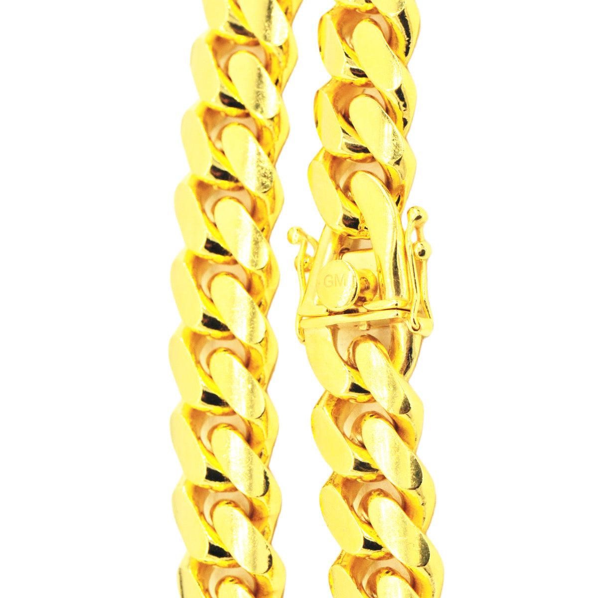 Silver 12mm Solid Cuban Chain 20" 22" 24" - Johnny Dang & Co