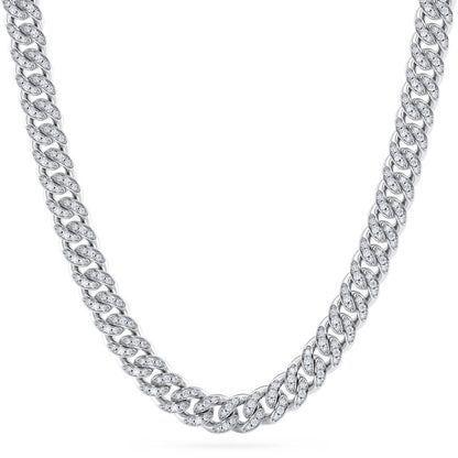 DIAMOND CUBAN CHAIN (8mm)