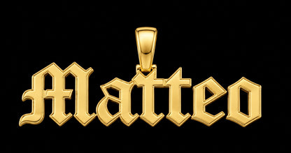 Custom Gold Nameplate