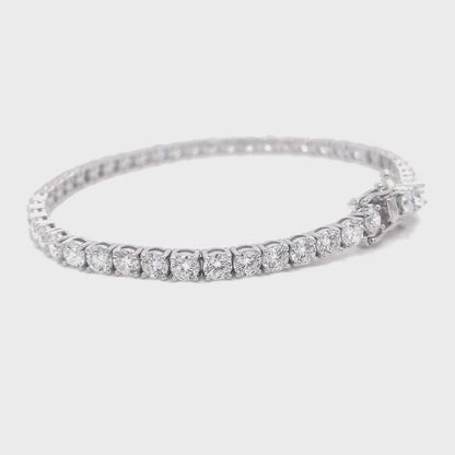 20 Pointer Lab Diamond Tennis Bracelet