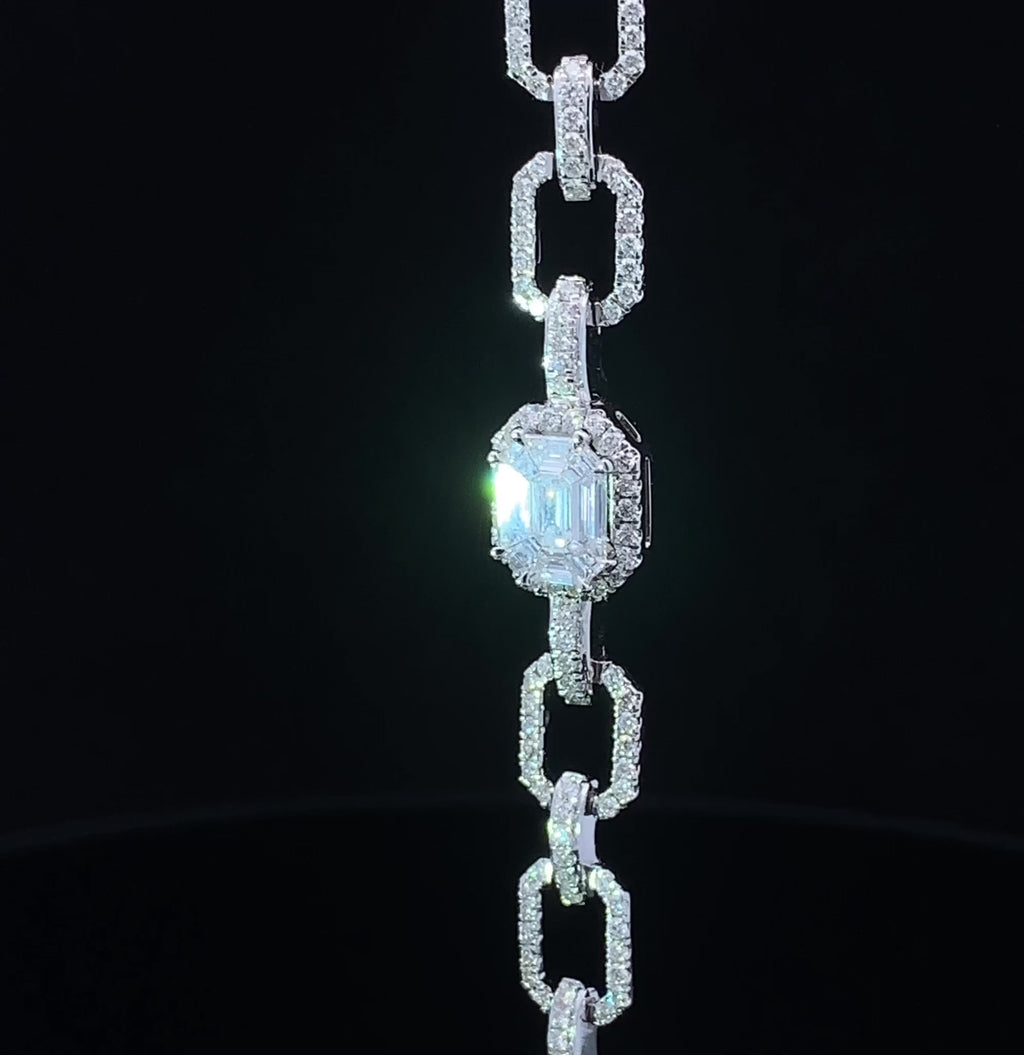 Diamond Emerald Women’s Bracelet