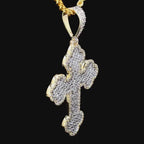 Extra Large Diamond Cross Pendant