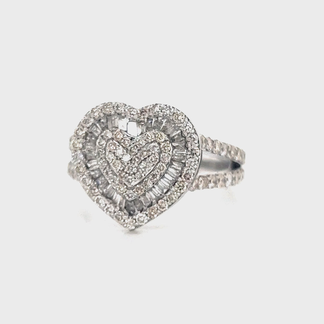 Eternal Diamond Heart Ring