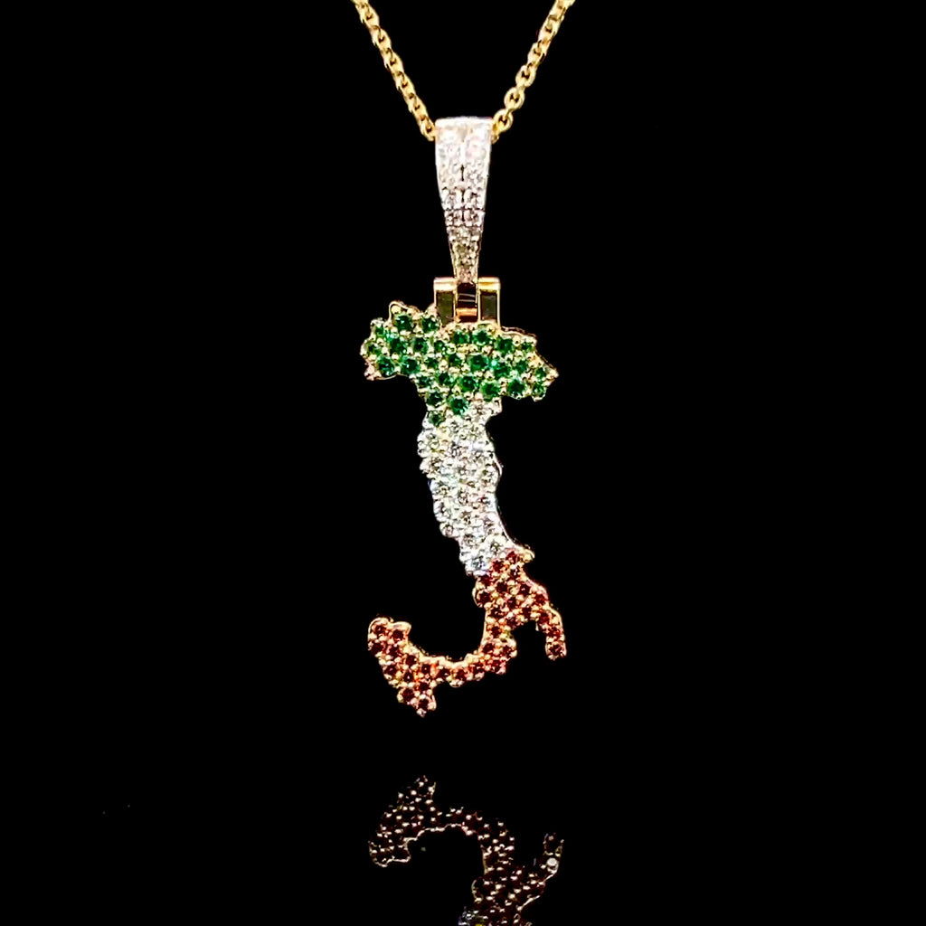 Map of Italy Pendant